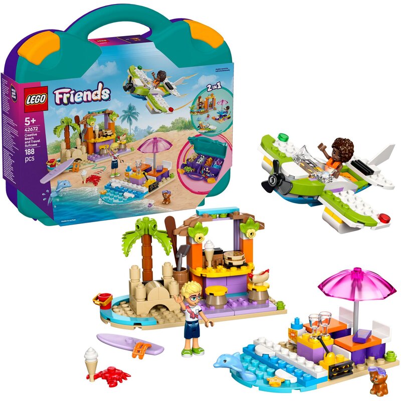 LEGO 42672 Friends Kreatywna walizka plażowa