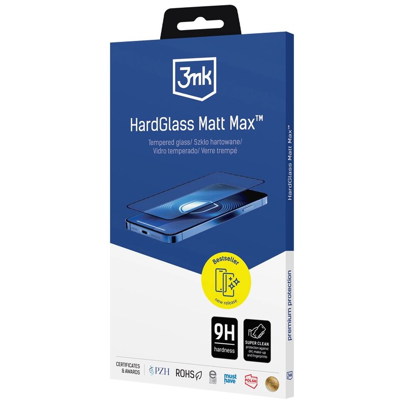 3mk HardGlass Matt Max do Samsung Galaxy S25 Ultra