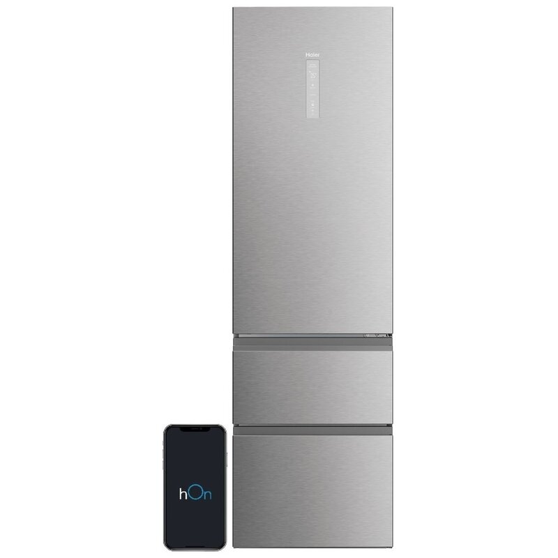 Lodówka HAIER HTW7620ANMG No Frost 205cm Inox