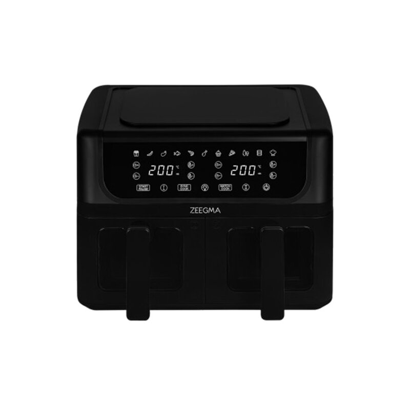 Air Fryer Frytkownica beztłuszczowa ZEEGMA Knapper Dual 9l 12 automatycznych programów