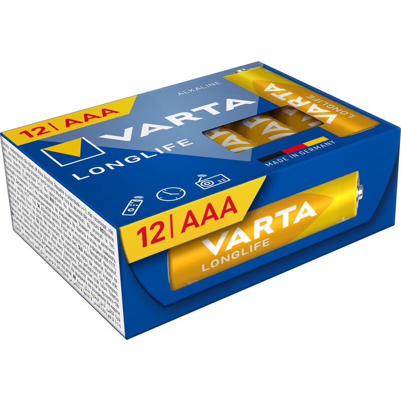 VARTA AAA LR03 Longlife 12szt.