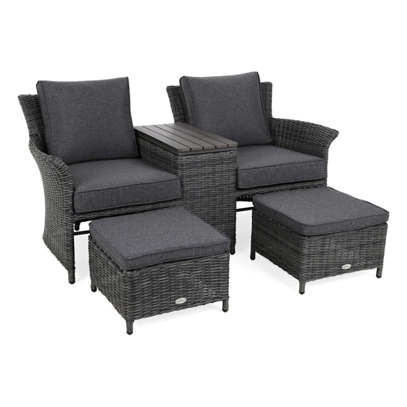Sofa ogrodowa HOME & GARDEN Milos Plus Grey