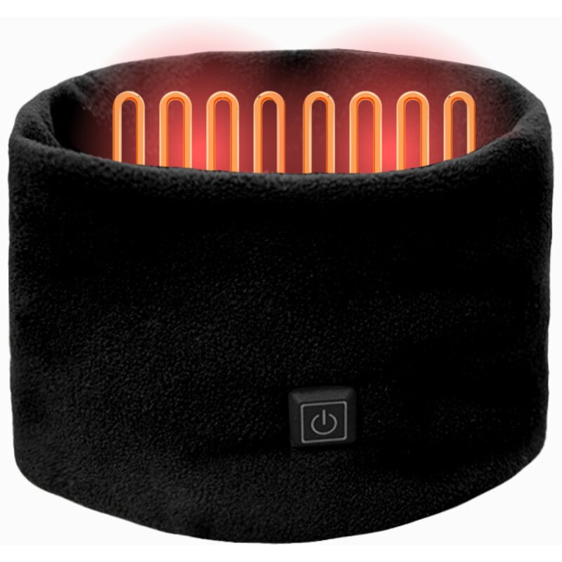 Podgrzewany komin MISSION AIR E-Necks Czarny