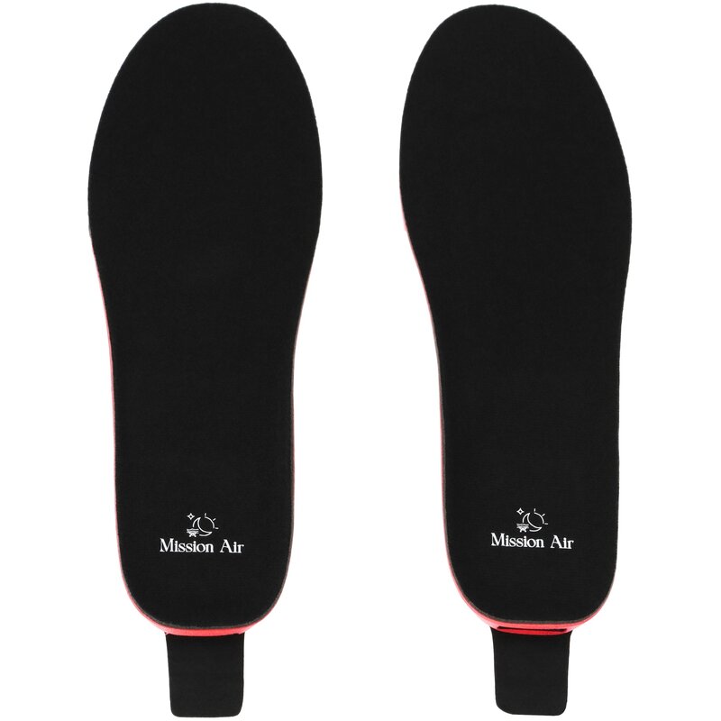 Podgrzewane wkładki do butów MISSION AIR E-Insoles (rozmiar 35-40) Czarno-czerwony