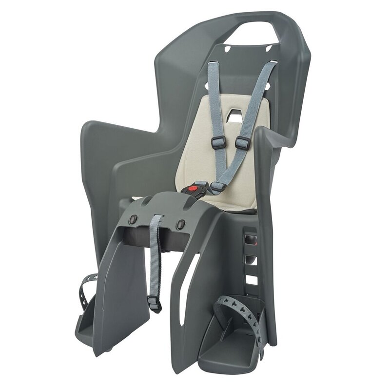 Fotelik rowerowy KROSS Koolah Tylny Bagażnik 22kg Szary