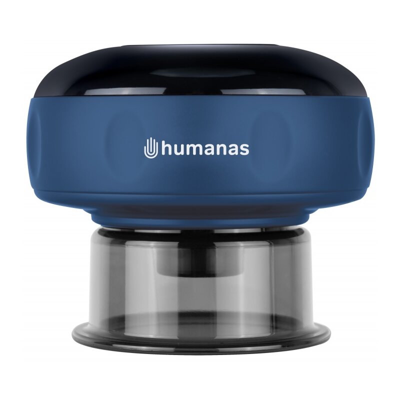 Masażer ręczny antycellulitowy HUMANAS BB01 Plus, Bańka masująca Niebieski