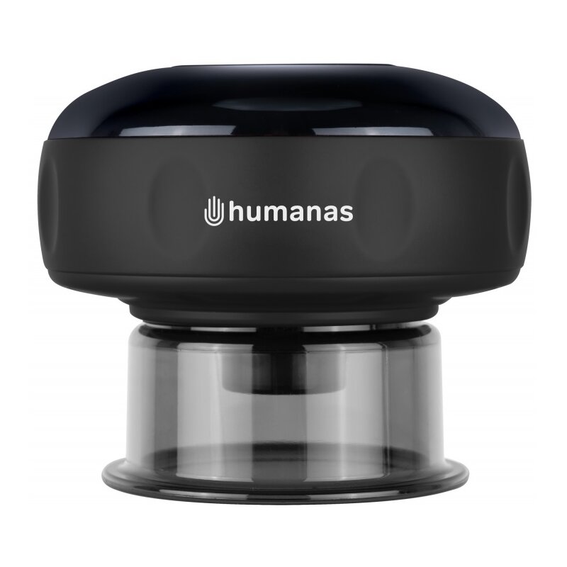 Masażer ręczny antycellulitowy HUMANAS BB01 Plus, Bańka masująca Czarny