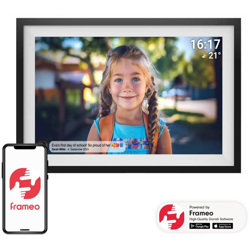 Ramka cyfrowa DENVER Frameo PFF-1516 Czarny