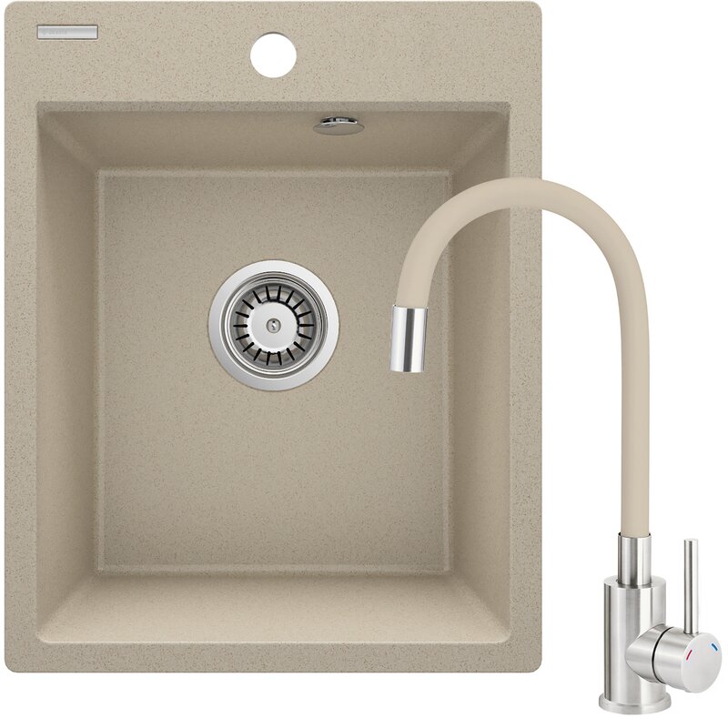 Deante Corio ZRCP7103 Piaskowy + bateria Beżowy
