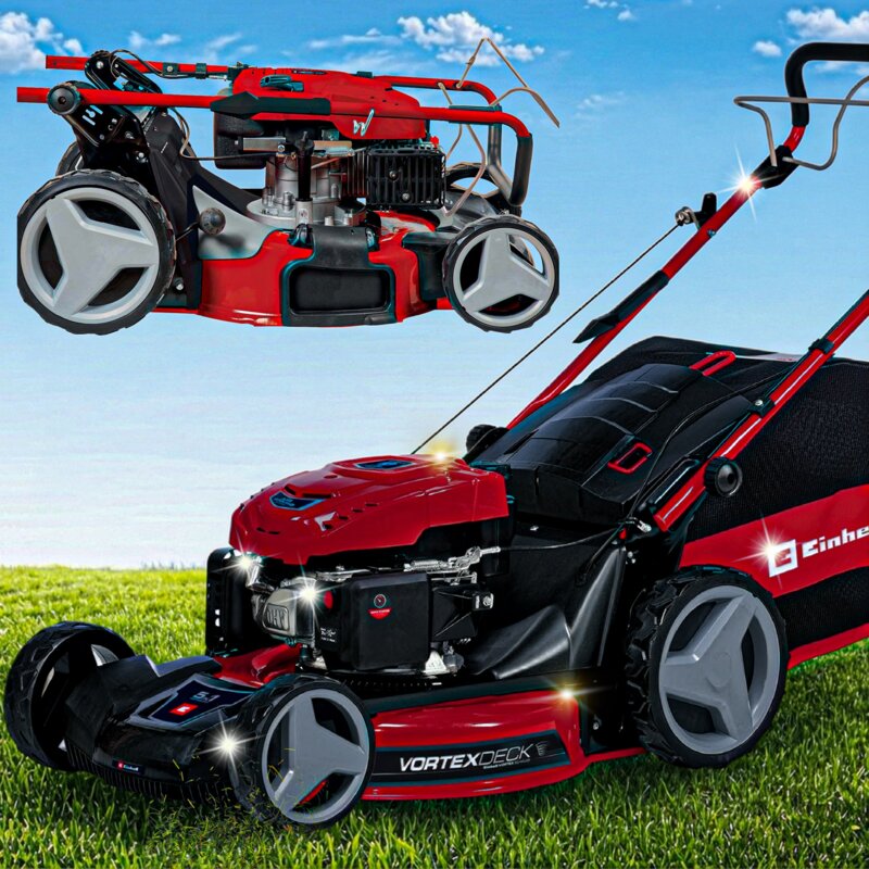 Kosiarka spalinowa EINHELL GC-PM 56/2 S HW 3404860 z napędem, 56 cm, 173 cm3, 2.8 kW, mulczowanie, kosz 80L