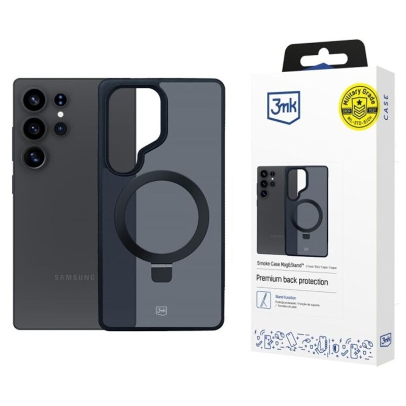 3mk Smoke Case Mag&Stand do Samsung Galaxy S25 Ultra