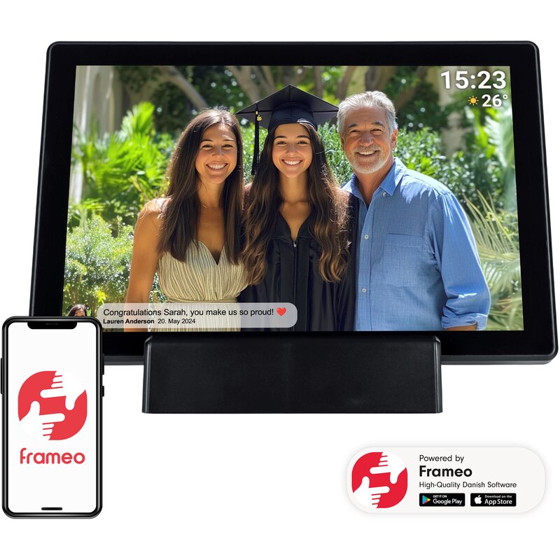 Ramka cyfrowa DENVER Frameo PFF-1070B Czarny