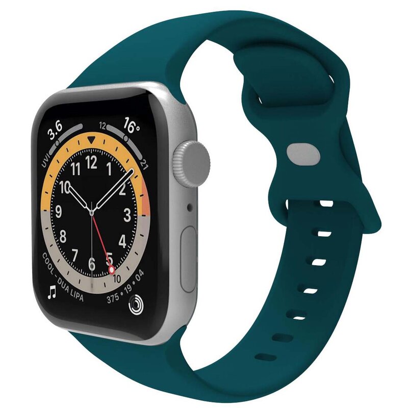 Pasek CELLY Silic do Apple Watch do koperty 42/44/45/49mm Niebieski