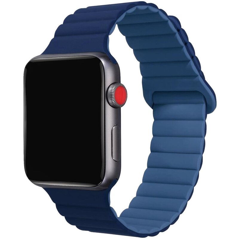 Pasek CELLY Mag do Apple Watch do koperty 42/44/45/49mm Niebieski
