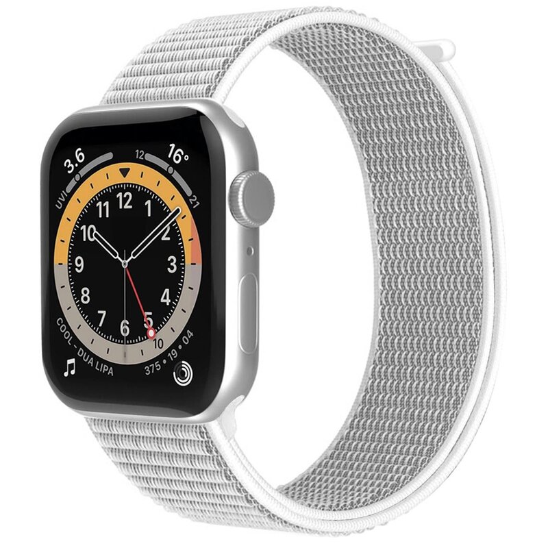 Pasek CELLY WbandStrap do Apple Watch do koperty 42/44/45/46/49mm Biały
