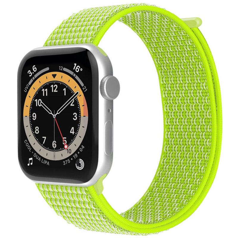 Pasek CELLY Ylf do Apple Watch do koperty 42/44/45/49mm Jasnozielony