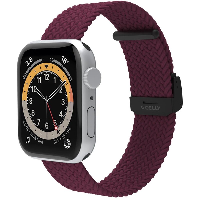 Pasek CELLY Wband do Apple Watch do koperty 42/44/45/46/49mm Fioletowy
