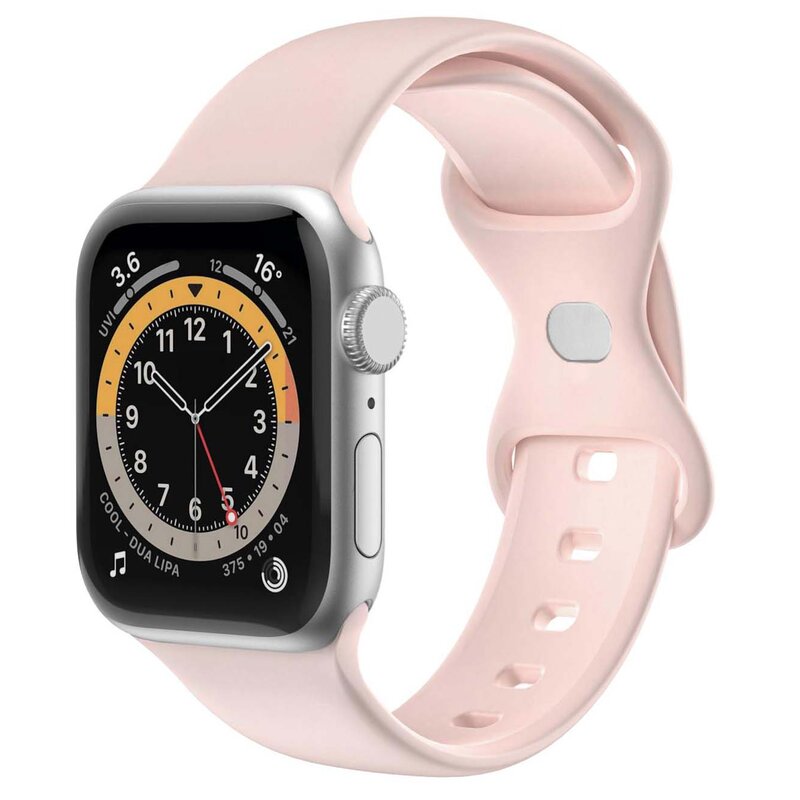 Pasek CELLY Silic do Apple Watch do koperty 38/40/41mm Różowy