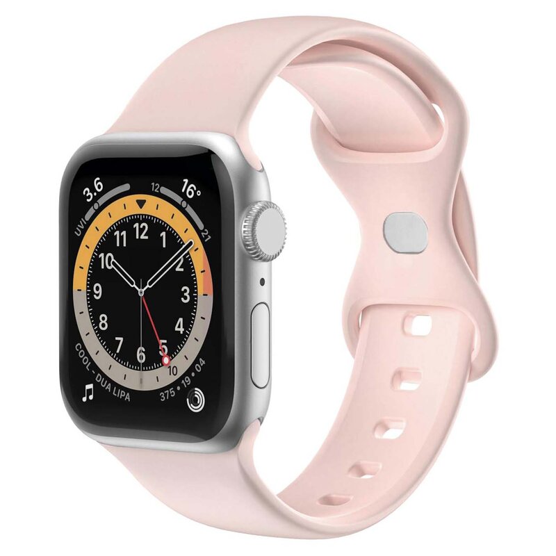 Pasek CELLY Silic do Apple Watch do koperty 42/44/45/49mm Różowy