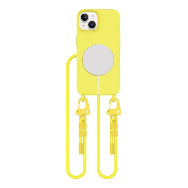 Etui TECH-PROTECT MagNecklace MagSafe do Apple iPhone 14 Żółty