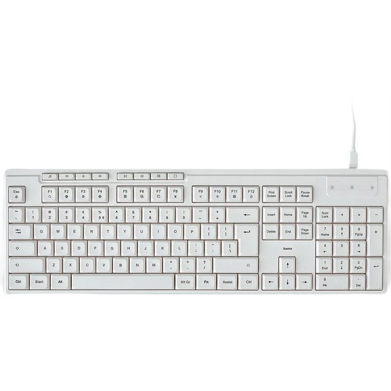 Klawiatura HAMA CK-200 Biały