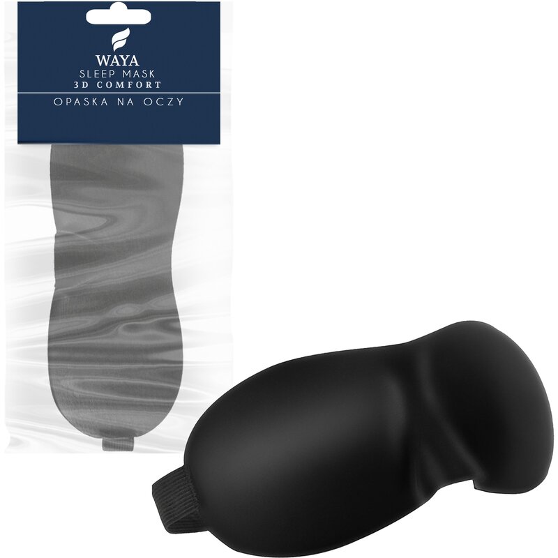 Opaska na oczy WAYA 3D Comfort Czarny