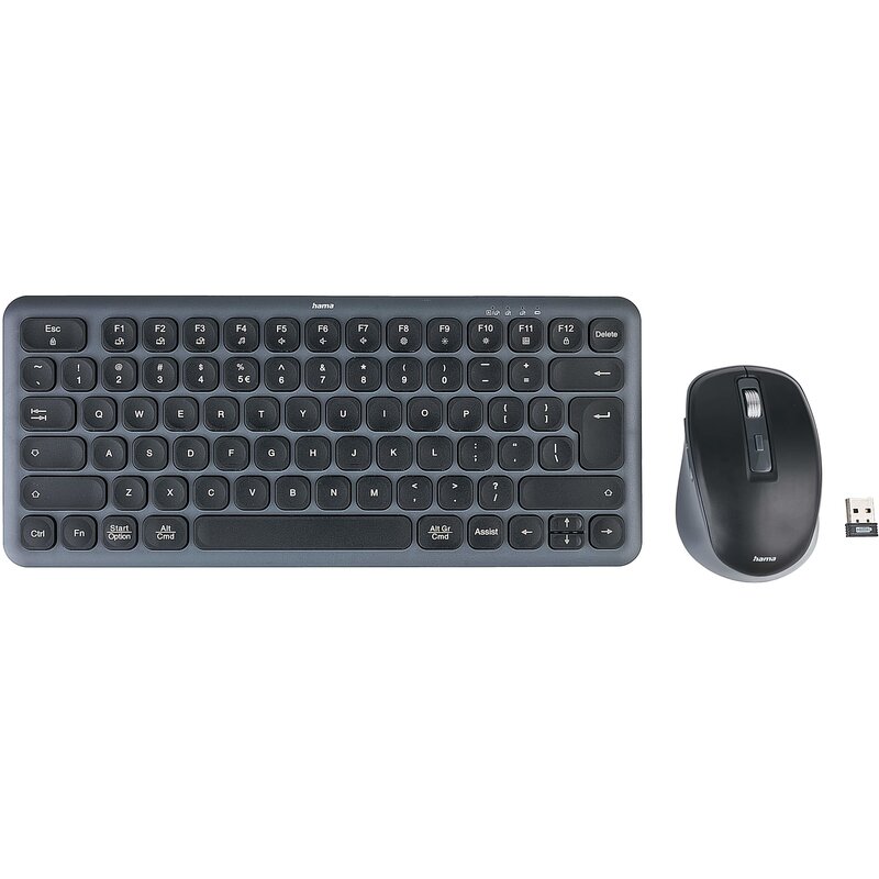 Zestaw HAMA WKM-500 Czarno-Szary