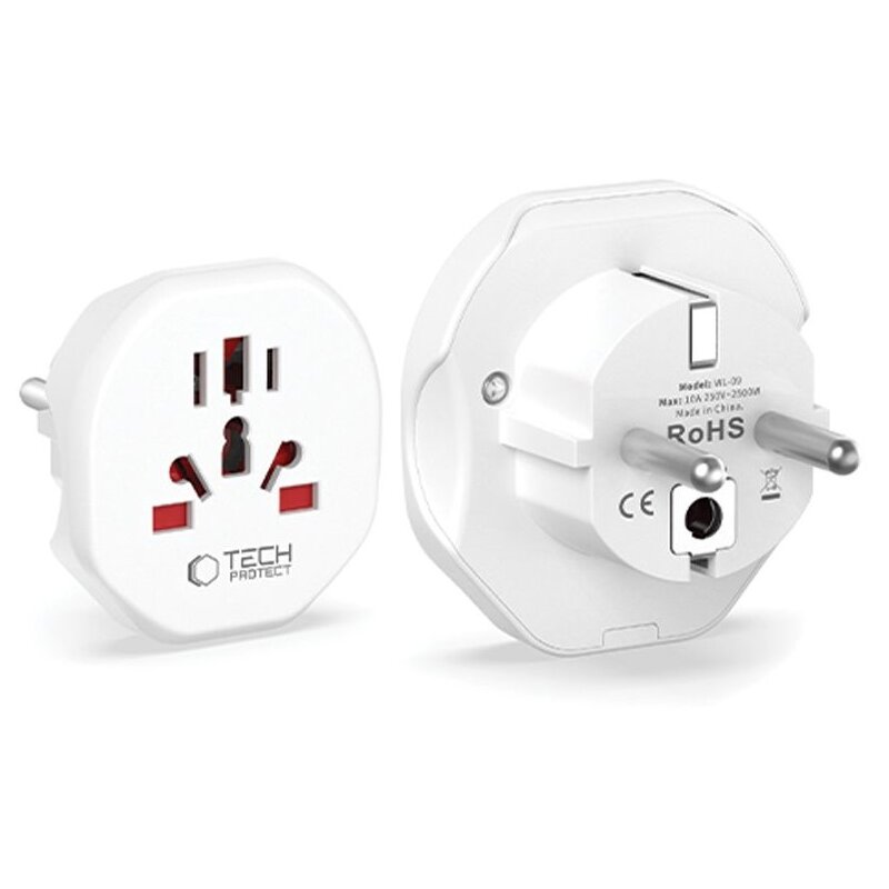 Adapter podróżny TECH-PROTECT Universal (Globalny - Europa)