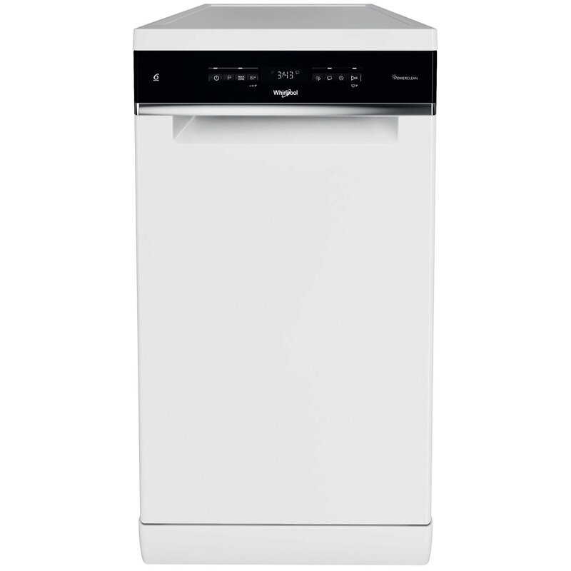 Zmywarka WHIRLPOOL WH6FB10BS7A0W PowerClean Pro Autootwieranie drzwi 45cm Biała