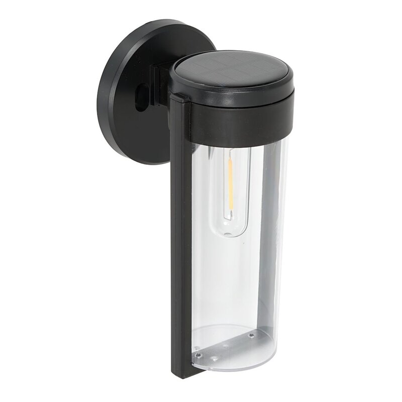 Eko-Light Kinkiet solarny VIVI 0,1W 3000K 20lm IP44 czarny