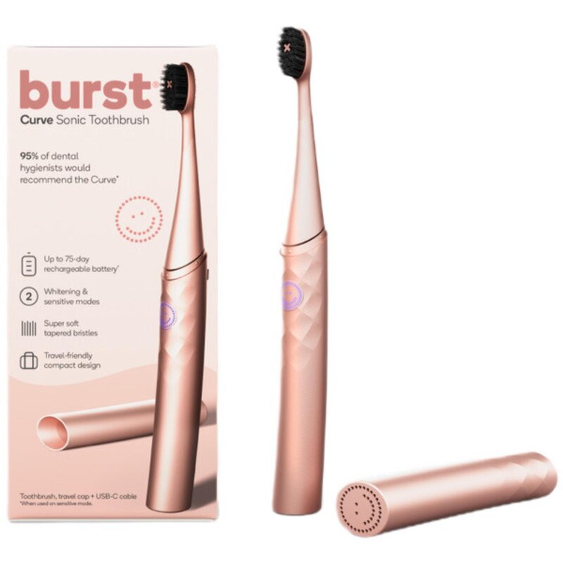 Szczoteczka soniczna BURST Curve Różowo-złoty