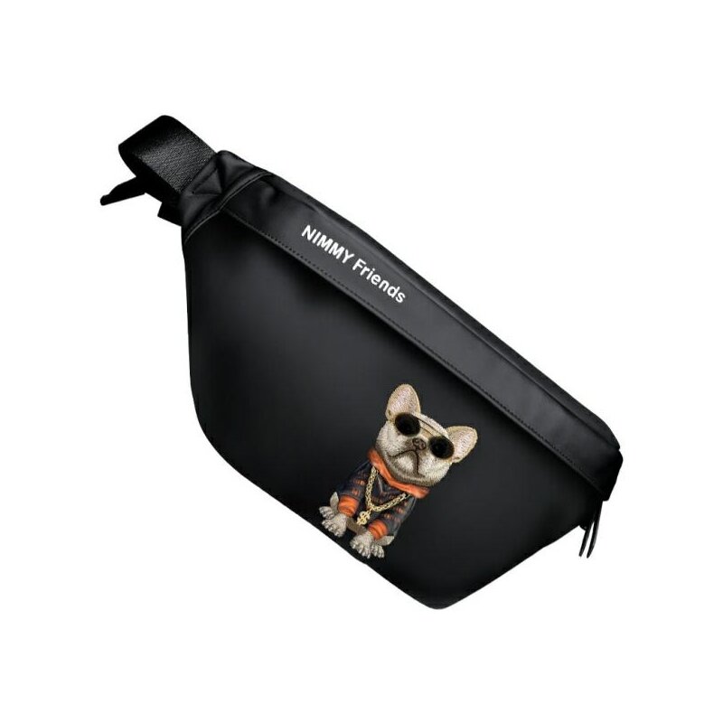 Saszetka NIMMY Glasses Cool Dog Czarny