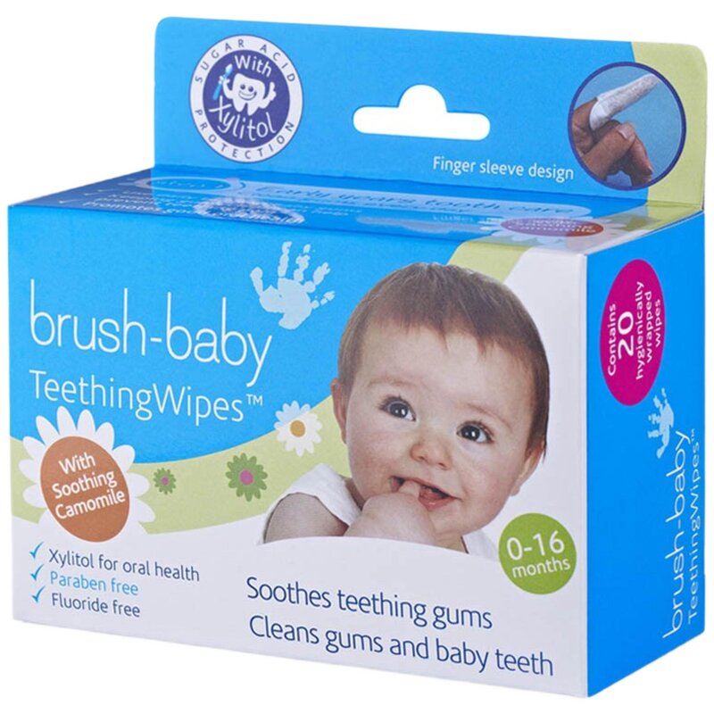 Gaziki higieniczne BRUSH-BABY (0-16 m-cy) 20 szt.