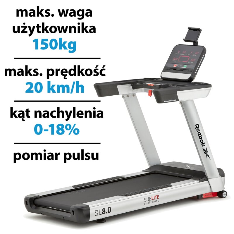 Bieżnia elektryczna REEBOK SL8.0