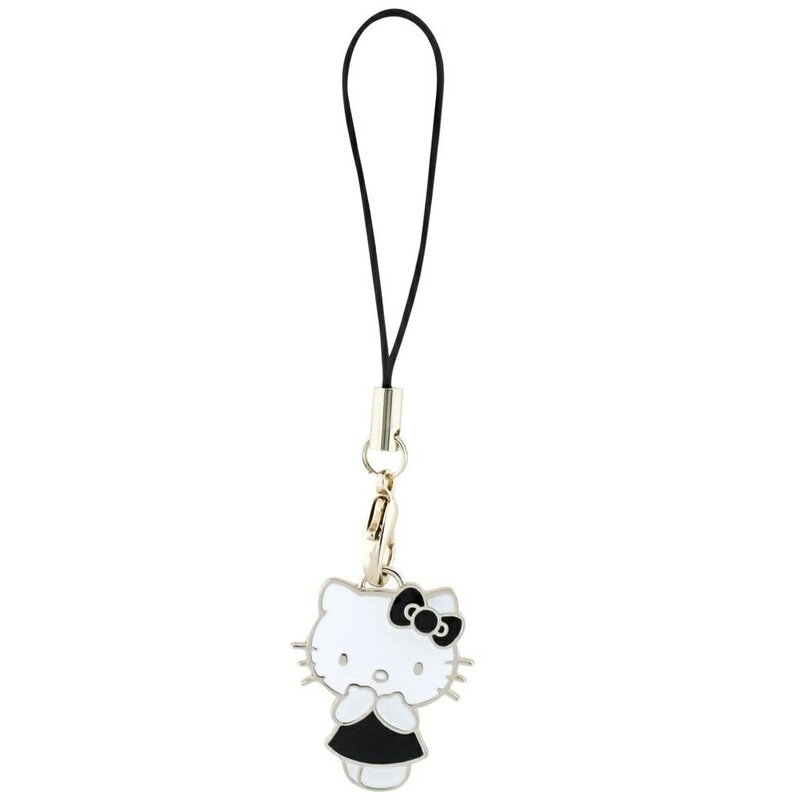 Zawieszka do telefonu HELLO KITTY HKCPMKK Czarny