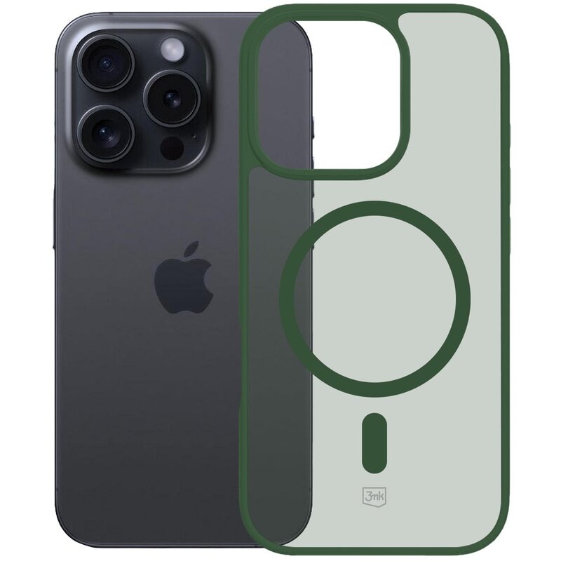 Etui 3MK Colorfull Guardx MagCase do Apple iPhone 16 Pro Max Zielony
