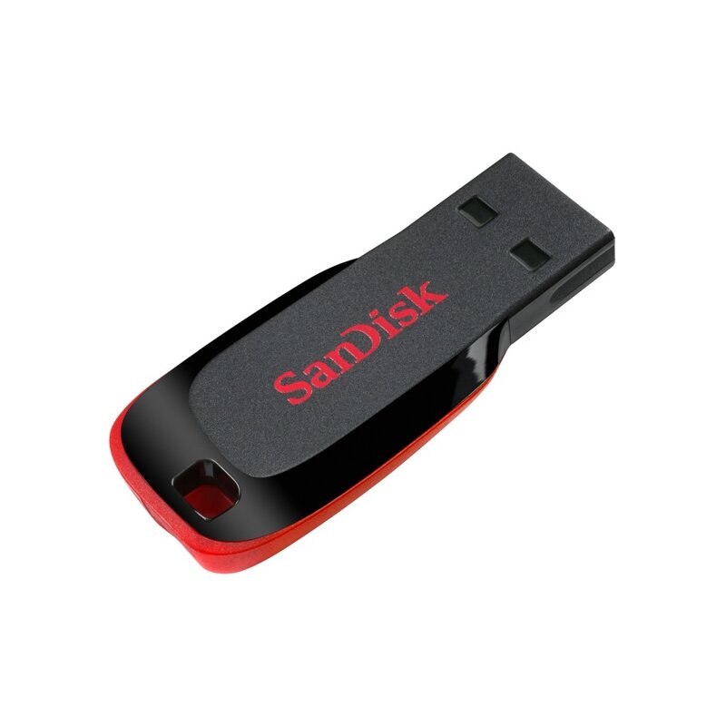 Pendrive SANDISK Cruzer Blade 16GB, USB 2.0, Odczyt 18 Mb/s, Zapis 7 Mb/s