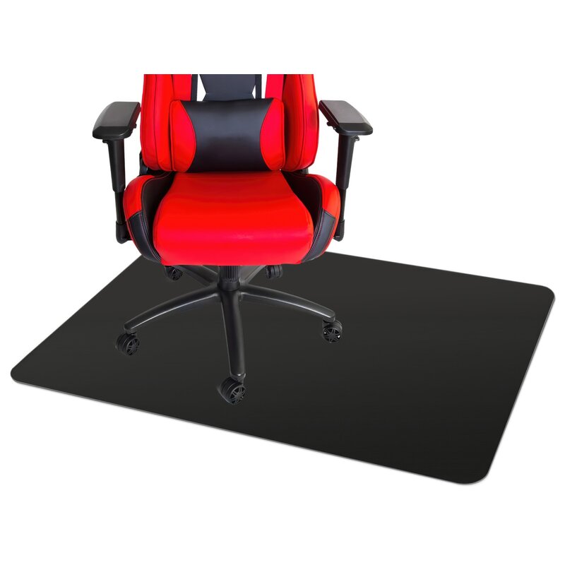 Mata pod fotel EHOKERY 140 x 100 cm Czarny