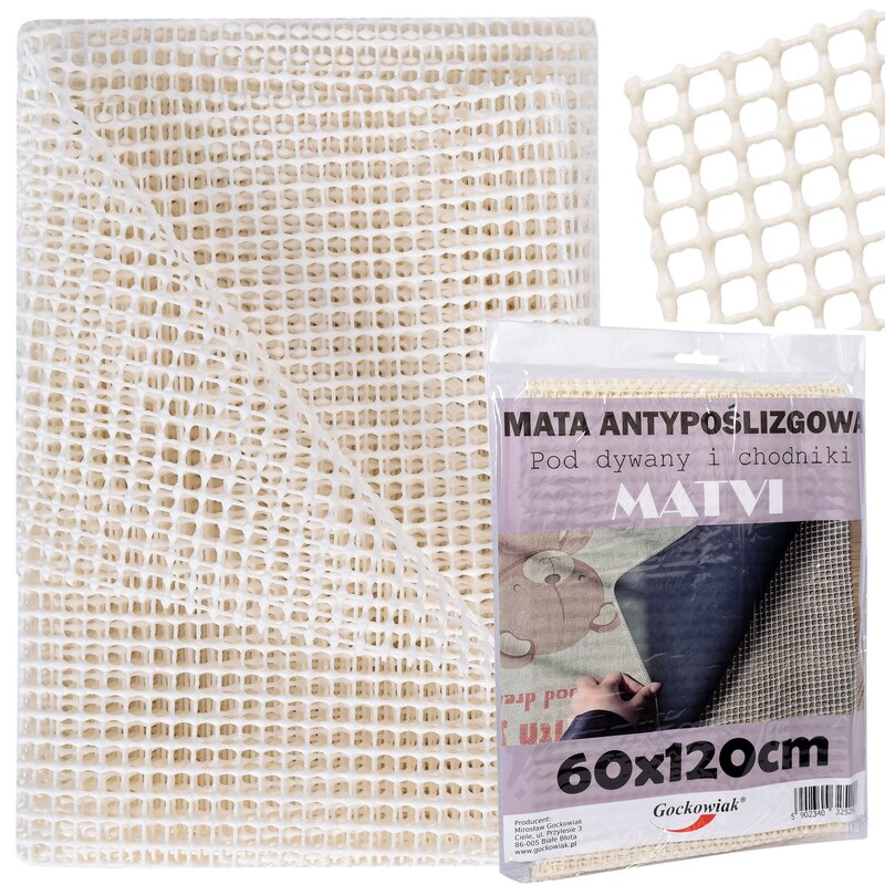 Mata pod dywan GOCKOWIAK Matvi 60 x 120 cm Kremowy