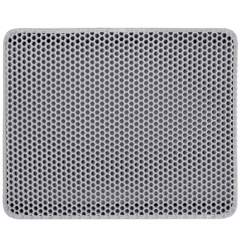 Mata pod kuwetę ZWIERZOPASJA Catsy 40 x 50 cm Szary