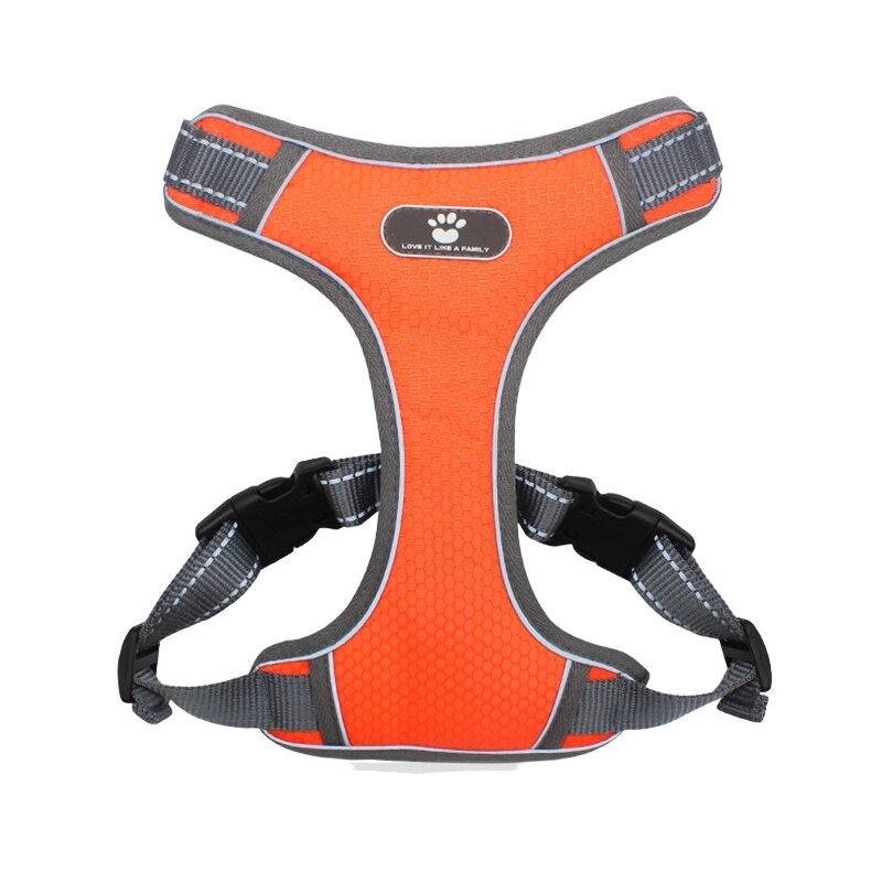 Szelki dla psa ZWIERZOPASJA Astro XL Pomarańczowy