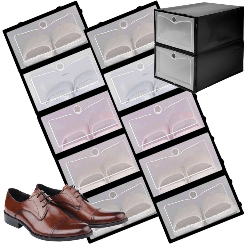 Pudełko na buty GOCKOWIAK Oslo Czarny (10 szt.)