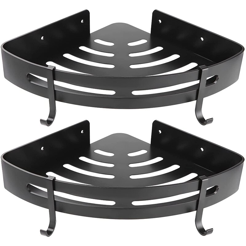 Półka łazienkowa narożna GOCKOWIAK Myzea Czarny