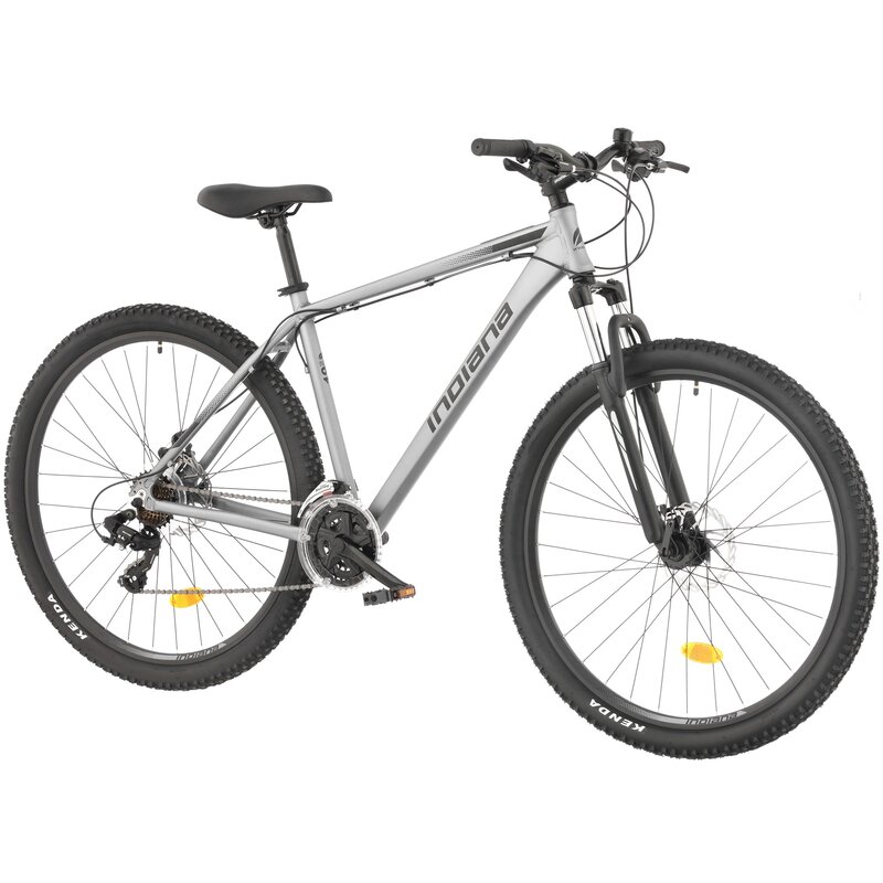 Rower górski MTB INDIANA X-Pulser 1.9 M17 29 cali męski Szaro-czarny