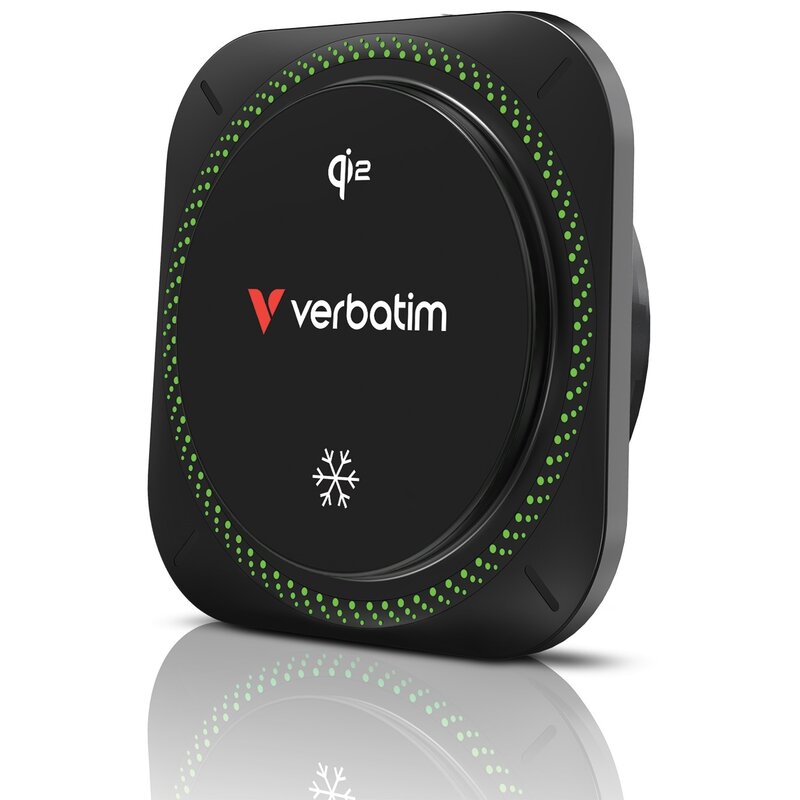 Ładowarka samochodowa VERBATIM Qi2 Charge 'n' Drive 15W Czarny