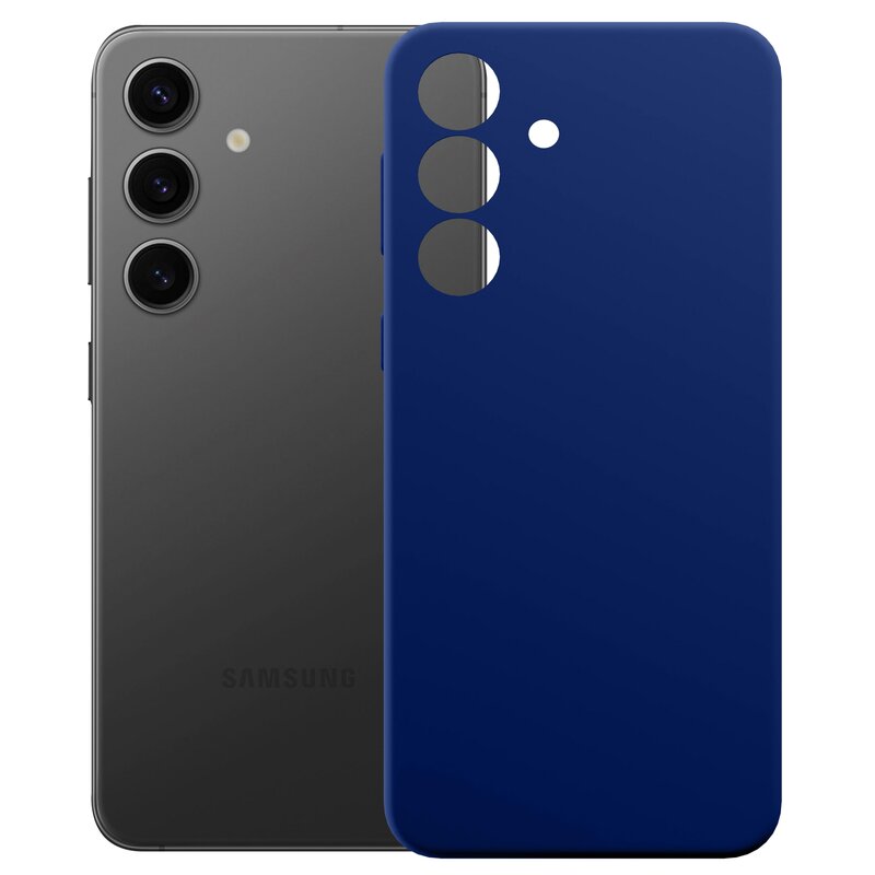 Etui 3MK Silicone Guardx  do Samsung Galaxy S24 FE Niebieski