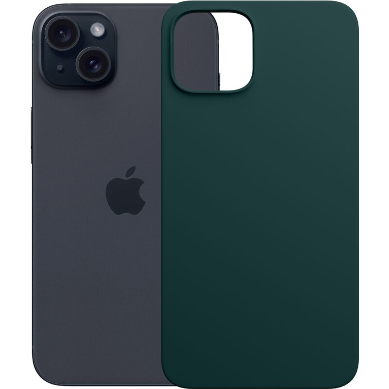 Etui 3MK Silicone Guardx  do Apple iPhone 15 Ciemnozielony