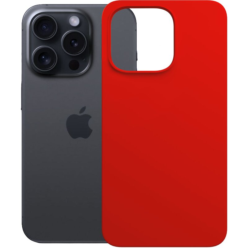 Etui 3MK Silicone Guardx  do Apple iPhone 16 Pro Czerwony