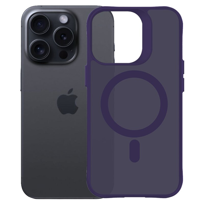 Etui 3MK Smoke Guardx MagCase do Apple iPhone 16 Pro Fioletowy