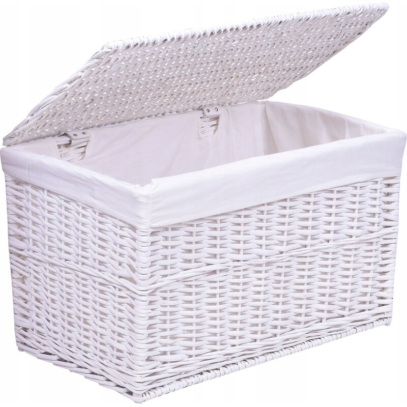 Kufer GOCKOWIAK wiklinowy 65 L Biały